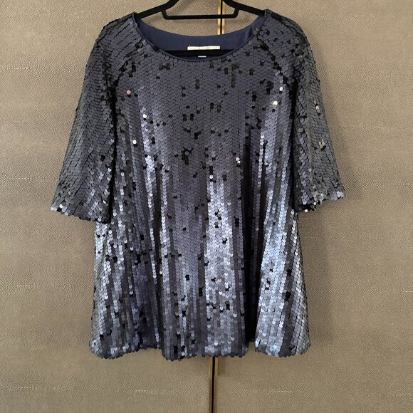 Boden Sequin flutter top - Picture 1 of 4